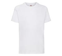(1-2, White) Fruit Of The Loom Childrens/Kids Valueweight T-Shirt
