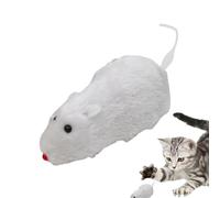 1/2 Wind Up Mouse - Plush Wind Up Mouse Shape Cat Toys | Plush Mouse Toys Cat Catch Toy with Random Colours, Decorative Interesting Cat Chasing Toys for Pet Shop, Home, Cattery, Indoor