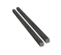 1/2" x 1/2" x 12" Square Steel Key Stock (Bar), Precision Key Stock, Cold-Drawn Steel Bar, Undersized (Pack of 2) - Plain Finish