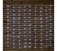 1.2 x 1.2m Light up Christmas Tree Curtain Lights with 108 White LEDs