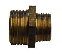 1/2 x 1/4" Brass Hexagon Reducing Nipple