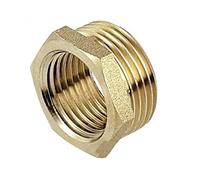 1/2 x 3/8 inch BSP Male x Female Thread Pipe Reduction Nipple Union Joiner Fitting Brass