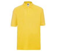 (1-2 Years, Yellow) Russell Childrens/Kids Pique Polo Shirt