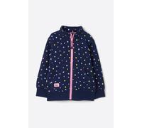 (1-2 Yrs, Navy Star Print) Ava Kids Full Zip Top