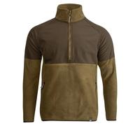 JACK PYKE Bleasdale Half Zip Fleece Top - Lightweight Outdoor Soft Fleece Jacket for Mens with Zipped Pocket and Contrast Panels - Ideal Warm Mid Layer for Hiking, Camping - Dark Mustard Medium