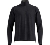 Odlo - Mid Layer 1/2 Zip Grid Fleece - Fleece jacket size L, black/blue