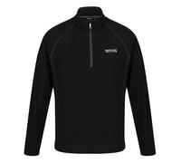 Montes Lightweight Half Zip Mini Stripe Sweatshirt Black S