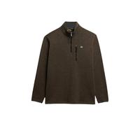Superdry Storm Fleece Half Zip Sweatshirt Brown 2XL Men