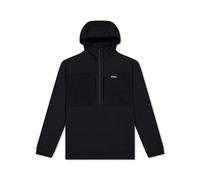 1/2 zip hooded fleece Mons Royale Offgrid Noir L