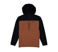 1/2 zip hooded fleece Mons Royale Offgrid Noir L