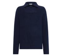 1/2 zip sweater KnowledgeCotton Apparel Merino Bleu XL