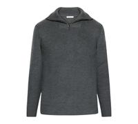 1/2 zip sweater KnowledgeCotton Apparel Merino Gris XL