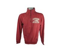 1/2 zip sweater Superdry Vintage Athletic Rouge XL