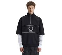 1/2 zip sweatshirt Fred Perry Noir L