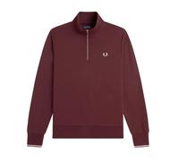 1/2 zip sweatshirt Fred Perry Rouge 2XL