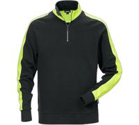 1/2 zip sweatshirt Fristads 7449 RTS Noir XL