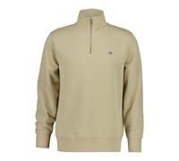 GANT Mens Regular Fit Shield Logo Half Zip Sweatshirt - 200 Oat Beige - 200 Oat Beige - M