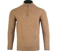 JACK PYKE Ashcombe 100% Lambswool Long Sleeve Zip Knit Jumper Pullover Barley XX-Large
