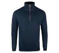 JACK PYKE Men’s Half Zip Sweatshirt - Outdoor Countryside Jumper with High Collar & Metal Zip Ring & Ribbed Cuffs - Ideal for Mild Cool Weather, Countryside and Casual Walks - Navy, X-Large