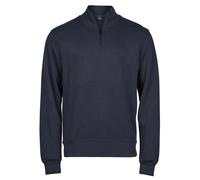 1/2 zip sweatshirt Tee Jays Interlock Bleu 3XL