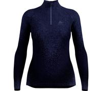 Odlo Performance Warm Blackcomb Long Sleeve Base Layer Blue XL Woman