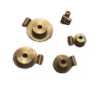 1:20/30/40/50/60 Teeth Worm Gear DIY Toy Reducer electronic starter Accessories EKFBQBGW(1.98mm worm,40 Teeth-4MM)