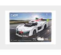 Cada Pininfarina-h2 Speed 1:20 Construction Game 296 Pieces White