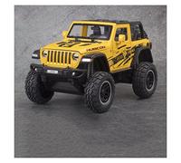1:20 For Jeep Wrangler-Rubicon Big Wheel Closed Canopy Alloy Off-road Vehicle Model Toys Collection Gift Crafts Mini Replica Toys(3)