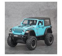1:20 For Jeep Wrangler-Rubicon Big Wheel Closed Canopy Alloy Off-road Vehicle Model Toys Collection Gift Crafts Mini Replica Toys(7)