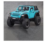 1:20 For Jeep Wrangler-Rubicon Big Wheel Closed Canopy Alloy Off-road Vehicle Model Toys Collection Gift Crafts Mini Replica Toys(4)