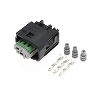 1-20 Kits 3 Pin Way Male Female Waterproof Automotive Radar Sensor Connector Plug compatible with Benz BMW C200 9-967081-1 968402-1 1-967642 (Color : Female Gray set, Size : 5Sets)