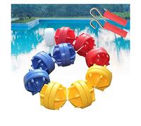 1-20 m Long Safety Divider Rope for Waterways/Shallows, Inground Pool Professional Swimming Lane Lines, Water Park Floating Cordon Line, Pre-Assembled (Color : Dia 15cm/5.9in, Size : 7m/23ft