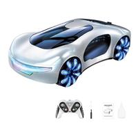 1/20 New-Energy-Concept RC Car, 2.4G 10KM/H Simulation Sports Car With Charging Station And Double Spray, Gift For Adults, Teens（White）