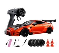 1/20 Scale RC Drift Car, 2.4GHz 4WD Remote Control Sport Racing Car with LED Lights, 20km/h High Speed Drift Vehicle Toy with Extra Tires, USB Charging & Safety Protection for Adults