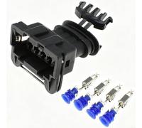 1-20 Sets 4 Pin Junior Power Timer Socket Plug O2 Sensor Ignition Coil Automotive Connector 282192-1 For Car(Female Connector Set,10Sets)