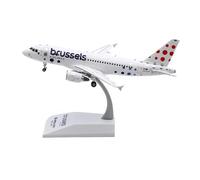 1 200 For Brussels Airlines StarAlliance Airbus A319 Diecast Aircraft Model Simulation Toy Ornaments Miniatures Set