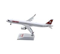 1 200 For Swiss Airlines StarAlliance Airbus A321neo Aircraft Model Collectible Miniature Airplane Toys Miniatures Set