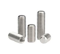 1-200 pieces M1.6-M16 Stainless Steel Hex Socket Flat End Set Screws, M10x60mm(5pcs)