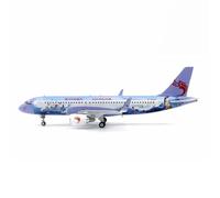 1 200 Scale AV2107 for Zhejiang LOONGAIR Airlines A320 B-8593 Diecasts Miniatures Aircraft Model Metal plane Planetoy Set