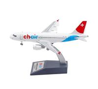 1 200 Scale for A319 HB-JOH Diecast Collectible Aircraft Model Metal Miniatures Aviation Toys Playkits