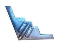 1:200 Scale For B2A Ghost Strategic Bomber Alloy Aircraft Model With Weapon Bay ABS Bracket For Collection Gifts