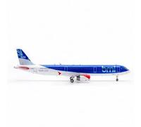 1 200 Scale for British Airways A321 G-MEDM Diecast Collectible Aircraft Model Metal Aviation Miniature Playkits
