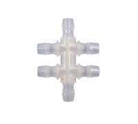 1~200pc 3.9~7.9mm Food Grade PP 6-Ways Distributors Pipe Connectors Aquarium Aerator Tube Adapter Air Pump Hose Splitters(7.9mm 6ways,50pcs)