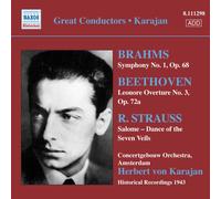 グレート・コンダクター・シリーズ/カラヤン ブラームス:交響曲 第1番 他