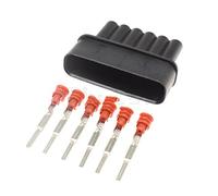 1-20Kits 6 Pin Plug Auto Waterproof Electronic Throttle Valve Connector 7283-1968 Compatible With Ma~da Hilux Accelerator Pedal(Male set,10Sets)