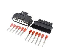 1-20Kits 6 Pin Plug Auto Waterproof Electronic Throttle Valve Connector 7283-1968 Compatible With Ma~da Hilux Accelerator Pedal(Male female set,1Set)