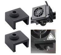 1-20pcs 3D Printer Hotend Silicone Sock Case Heater Block Silicone Cover for Ender 3/ for Ender 3 V2/ for Ender 5 Pro/for CR-10 for MK7 for MK8(10pcs)