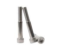 1-20pcs M4/M5/M6/M8/M10/M12/M14/M16/M20 304 Stainless Steel Partially Threaded Cylindrical Head Hexagon Socket Screws, M12x65mm(2pcs)