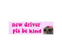 1-20pcs New Driver Please Be Kind Sticker Self Adhesive Waterproof Car Stickers Body Decorative Drivers For Learning