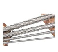 1-20Pcs Stainless Steel Full Threaded Screw DIN975 M8M10M12*L Tooth Rod Double Head Bolt Through Wire Headless Screws(60mm,M14 (1PCS))